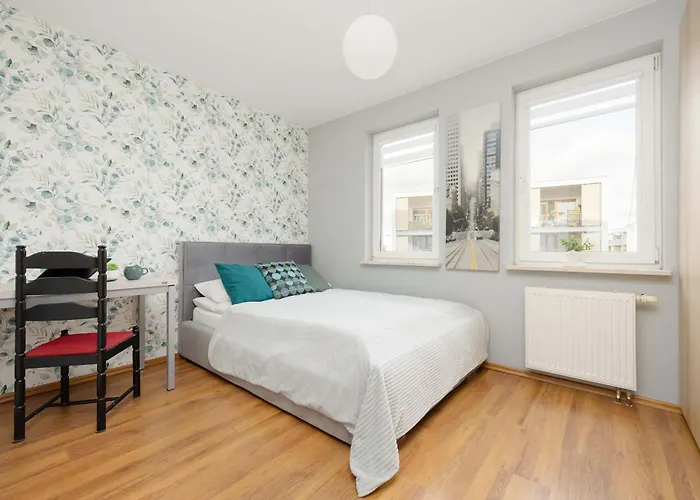 아파트 Bemowo Air-conditioned With Balcony By Renters *